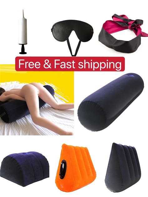 Inflatable Sex Pillow Love Position Aid Furniture Wedge Cushion Sex