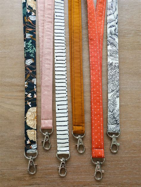 How To Make A Lanyard Scrap Fabric Crafts Diy Sewing Pattern