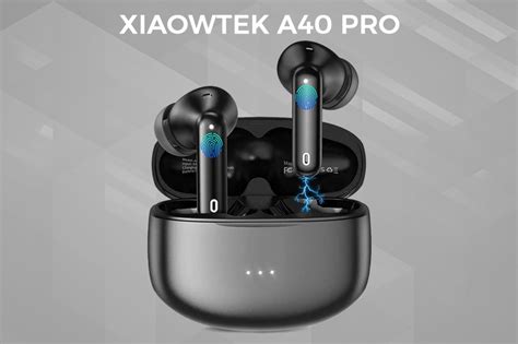 Xiaowtek A40 Pro 50 Hours Playtime Bluetooth Earbuds