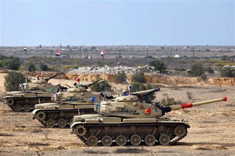 Egipto Despliega 40 Tanques Para Reforzar La Frontera Con Gaza Ante La