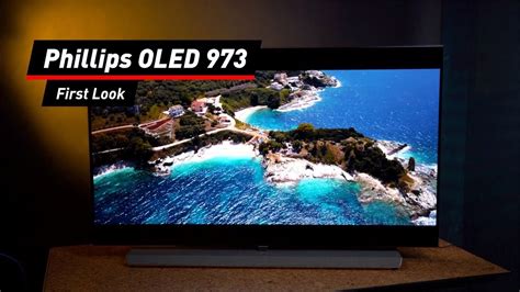 Philips OLED 973 Designer OLED TV Im First Look YouTube