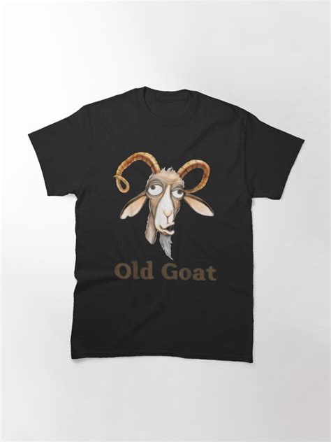 Funny Old Goat T Shirt By Brunocotilla Redbubble