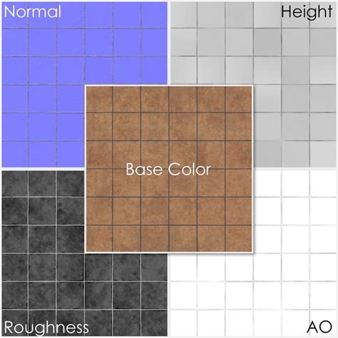 Free Floor Tiles Pbr Material In K Blender D Architect