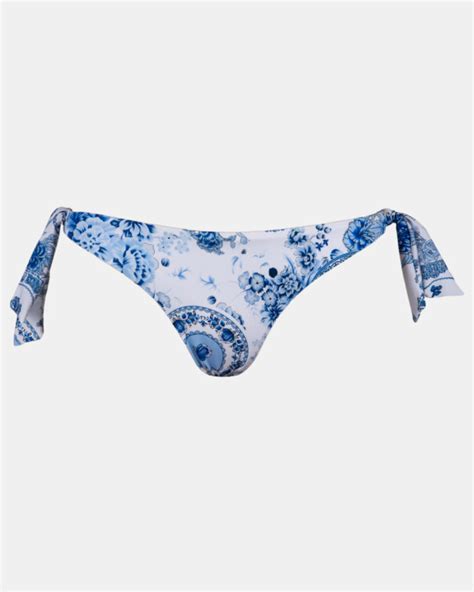 Μαγιό slip Rock Club Porcelain Print Μπικίνι δετό Brazil lingerie shop gr