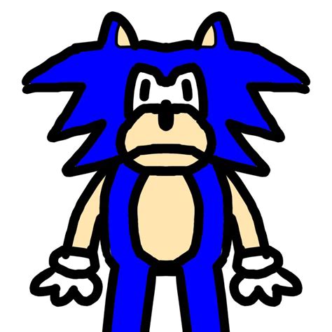 Bad sonic drawing by TheCoolGuy21 on DeviantArt