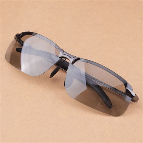 Men Photochromic Sunglasses Polarized Transition Lens Sunglasses ...