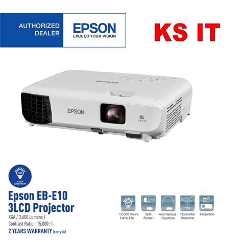 Epson EB-E10 XGA 3LCD Projector