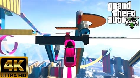 Gta Online Parkour K Ultra Hd Insane Vigero Skyhigh Wallride Skill