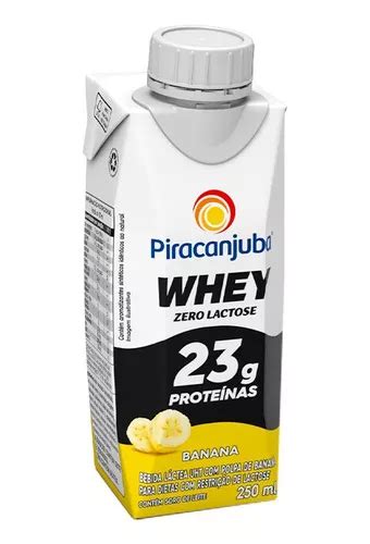 Whey Zero Lactose Piracanjuba Bebida Láctea 24 Unidade 250ml MercadoLivre