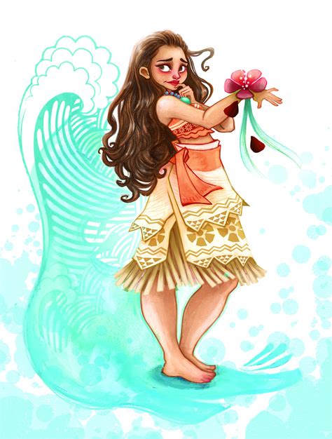 Moanaillustration Fan Art Of Moana Drawing Disney Character