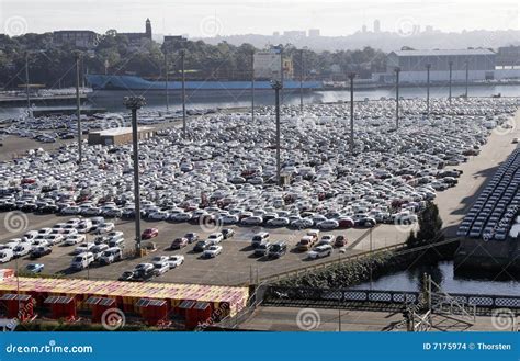 Harbour Car Park Stock Photo Image Of Gasoline Overcrowded 7175974