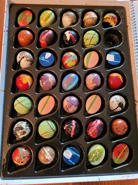 I bought my wife these hand-painted chocolates - Dining and Cooking