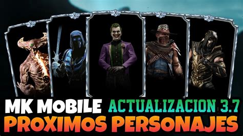 Filtrado Los Pr Ximos Personajes Para La Pr Xima Actualizaci N