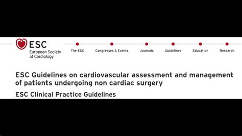 CV Assessment And Management Of Patients Undergoing Non Cardiac Surgery