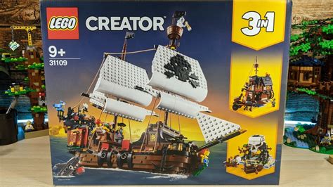 Pure Build 🎧 Lego Creator 3 In 1 Pirate Ship 31109 Youtube