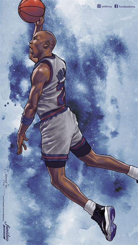 Cool Michael Jordan Cartoon Wallpapers Wallpaper Cave