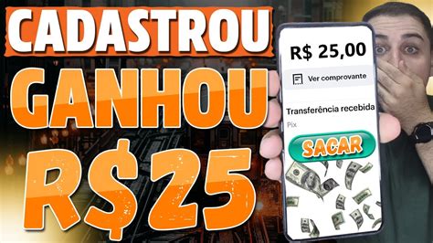 Lan Amento Cadastrou Ganhou R Na Hora Aplicativo Pagando No