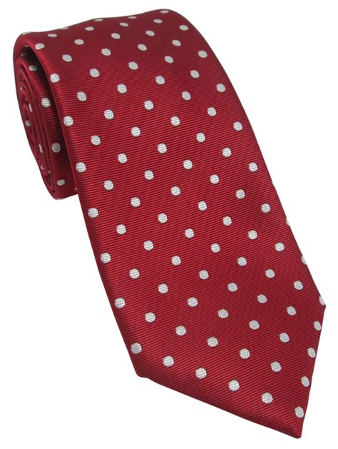 Red And White Striped Silk Tie With Free And Fast Uk Delivery