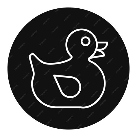 Premium Vector Rubber Duck Vector Illustration