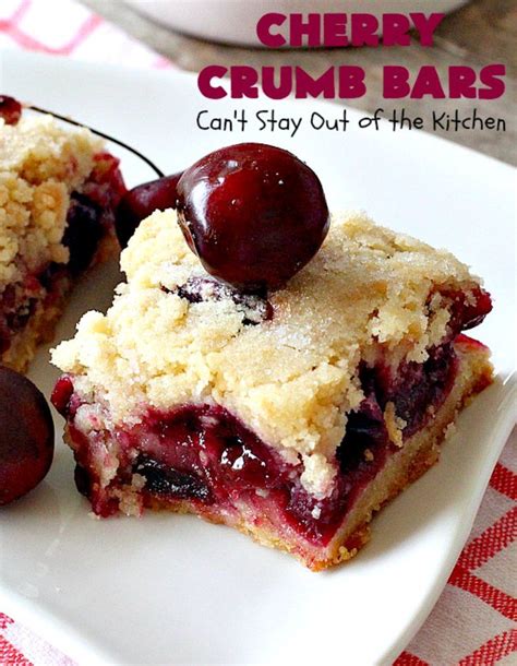 Cherry Crumb Bars Artofit