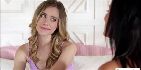 Busty Hot Lesbian MILF Reagan Foxx And Tegan James Takes Turn On Licking Each Others Pussy