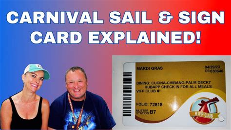 Carnival Sail And Sign Card Explained Important Info For First Time