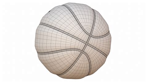 3d 3d Model Basketball Ball Pbr Turbosquid 1831844