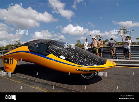 A Solar Racing Car This Vehicle Uses Photovoltaik Technology To