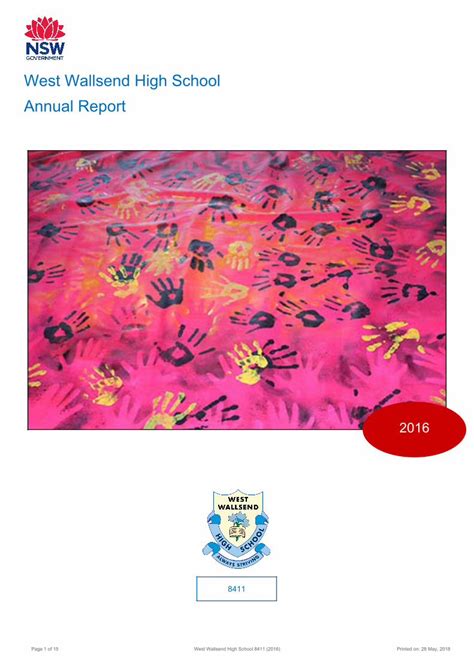 Pdf West Wallsend High School Annual Report · 2019 10 14 · Introduction The Annual Report For