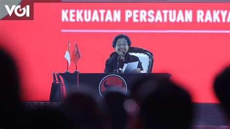 Megawati Goda Puan Tukar Peran Jadi Ketum Pdip Saat Rakernas V