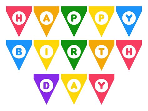 Diy Birthday Banner Letter Template | Birthday banner template, Diy ...