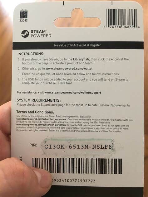 How To Recover Scratched Unused Steam Gift Card Milvestor