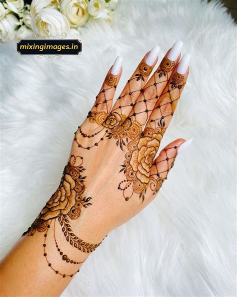 Best 30 Mehndi Designs For Rakhi Mixing Images