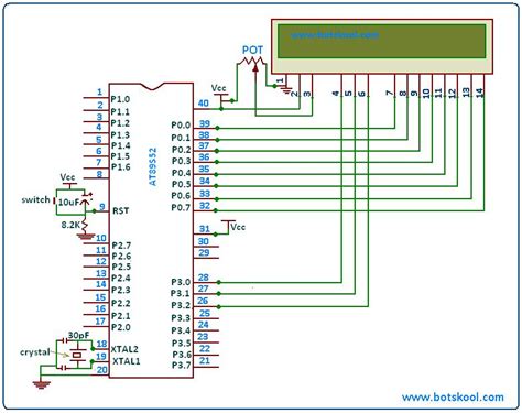 Lcd Display Schematic Diagram Circuit Diagram