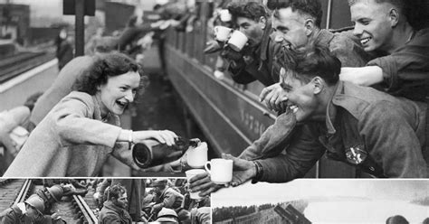 Rarely Seen Pictures Capture The Heroes Welcome For The Brave World War