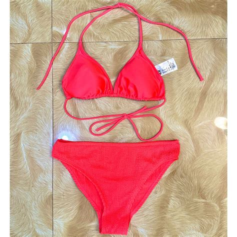 Bikini Top Bottom Swimwear Halter L Frame Gen Trias Cavite Women S Fashion Swimwear