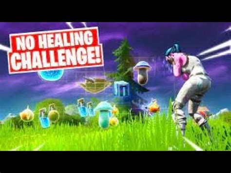 No Heal Challenge Fortnite Youtube