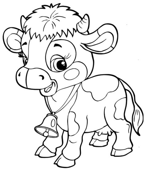 Coloriage Vache Gratuit Imprimer