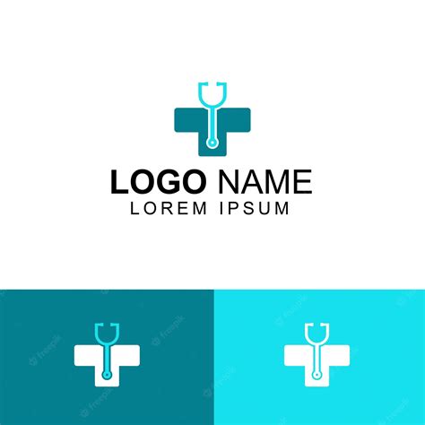 Premium Vector Free Vector Flat Doctor Medical Stethoscope Logo Template