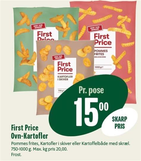 First Price Ovn Kartofler Tilbud Hos Min K Bmand