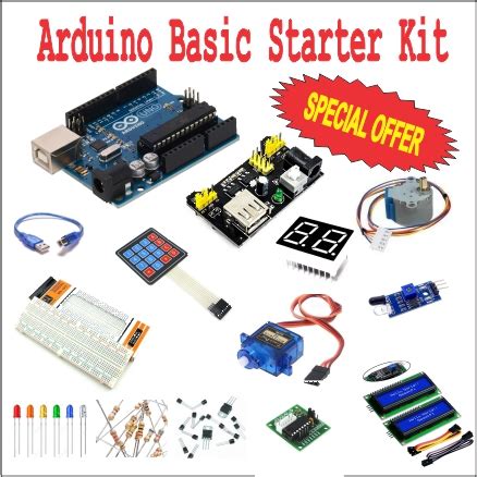 ARDUINO Basic Starter KIT with BOX - Electronic Components Parts Shop ...