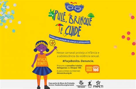 Campanha Nacional de Proteção a Crianças e Adolescentes no Carnaval é