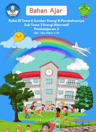 Bahan Ajar Kelas Iii Tema Energi Dan Perubahannya Sub Tema Energi