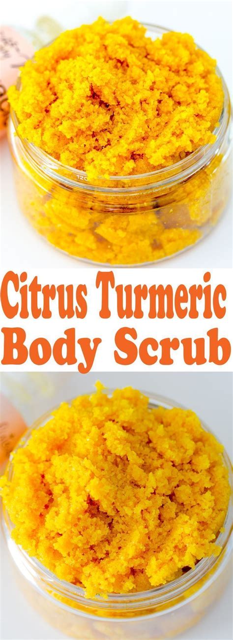 Citrus Turmeric Body Scrub Savvy Naturalista Body Scrub Recipe