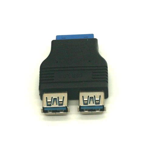 Usb 30 Housing Adapter 20 Pin Female To Dual Usb Ports