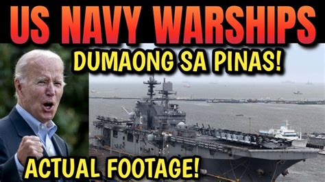 Grabe Ito Mga Destroyer Warship Ng Amerika Dumaong Sa Manila Bay