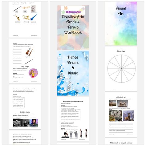 Creative Arts Grade 4 Term 3 Workbook Teacha