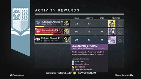 Destiny Nightfall Rewards 1 YouTube