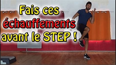 Échauffements en STEP rapides Apprendre le step YouTube