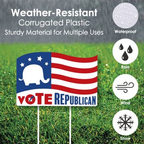 Big Dot Of Happiness Republican Election Political Decor Vote